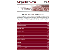 Tablet Screenshot of megaheart.com